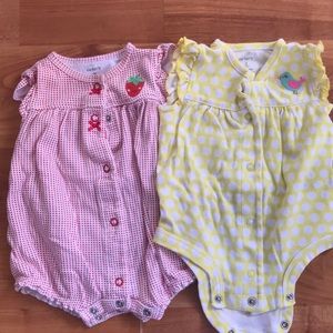 Baby girls onesie bodysuits. 3 months